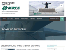 Tablet Screenshot of mywindpowersystem.com